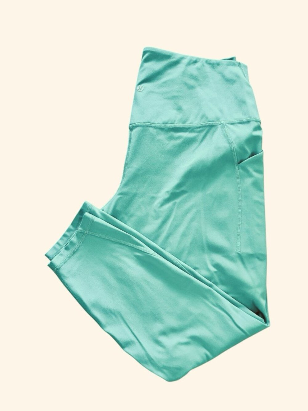 Lululemon Align Leggings LW 5DSHS Green Size 14 READ - Picture 3 of 4